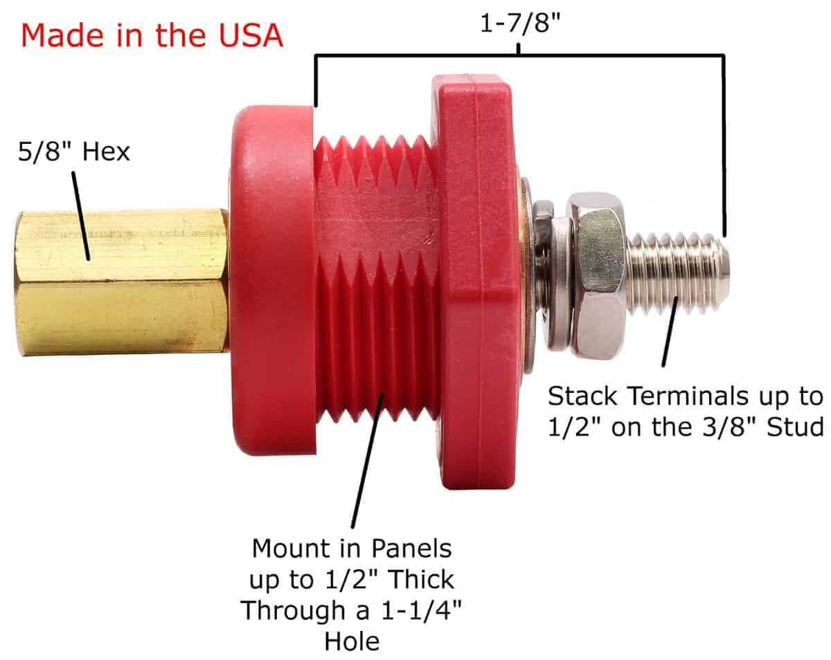 Postes de Carga de Batería Premium Rojo y Negro de - Imagen 5