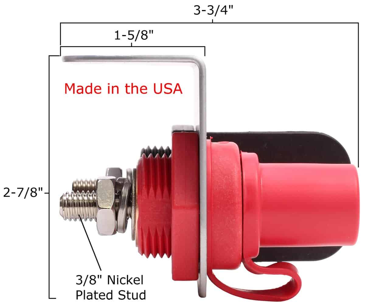 Postes de Carga de Batería Premium Rojo y Negro de - Imagen 4
