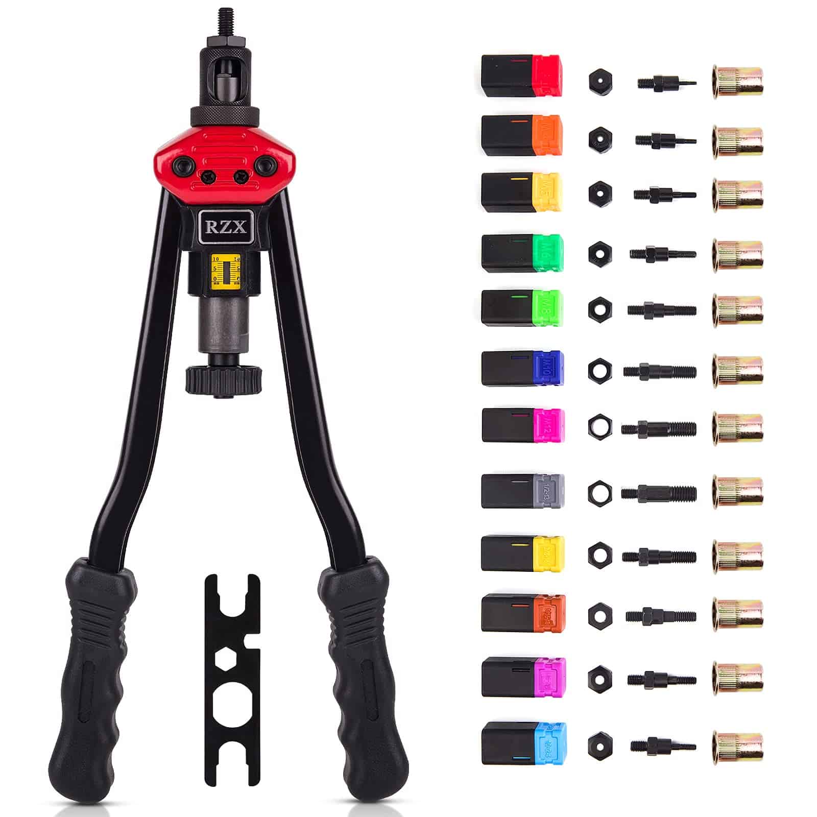 Herramienta de Tuercas Remachables RZX 16", Remachadora