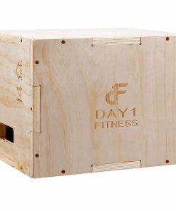 Caja Plyométrica de Madera 16/14/12 por Day 1 Fitness, 3 en