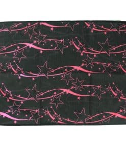 Toalla de Microfibra para Bolos (Estrellas Rosadas)