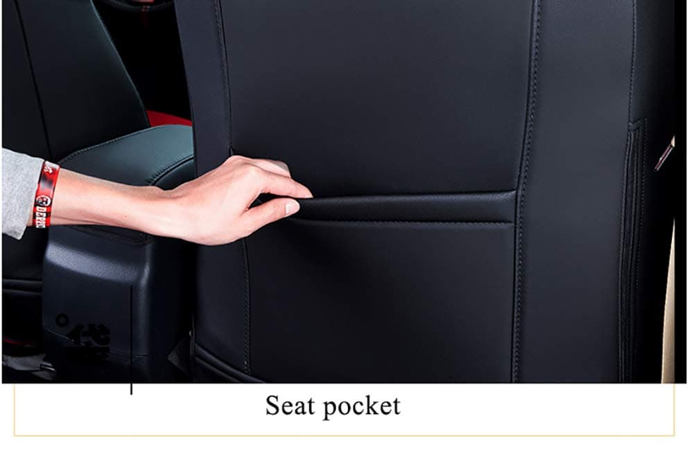 Cubiertas de asiento para automóvil EKR -Negro/Gris - Imagen 7