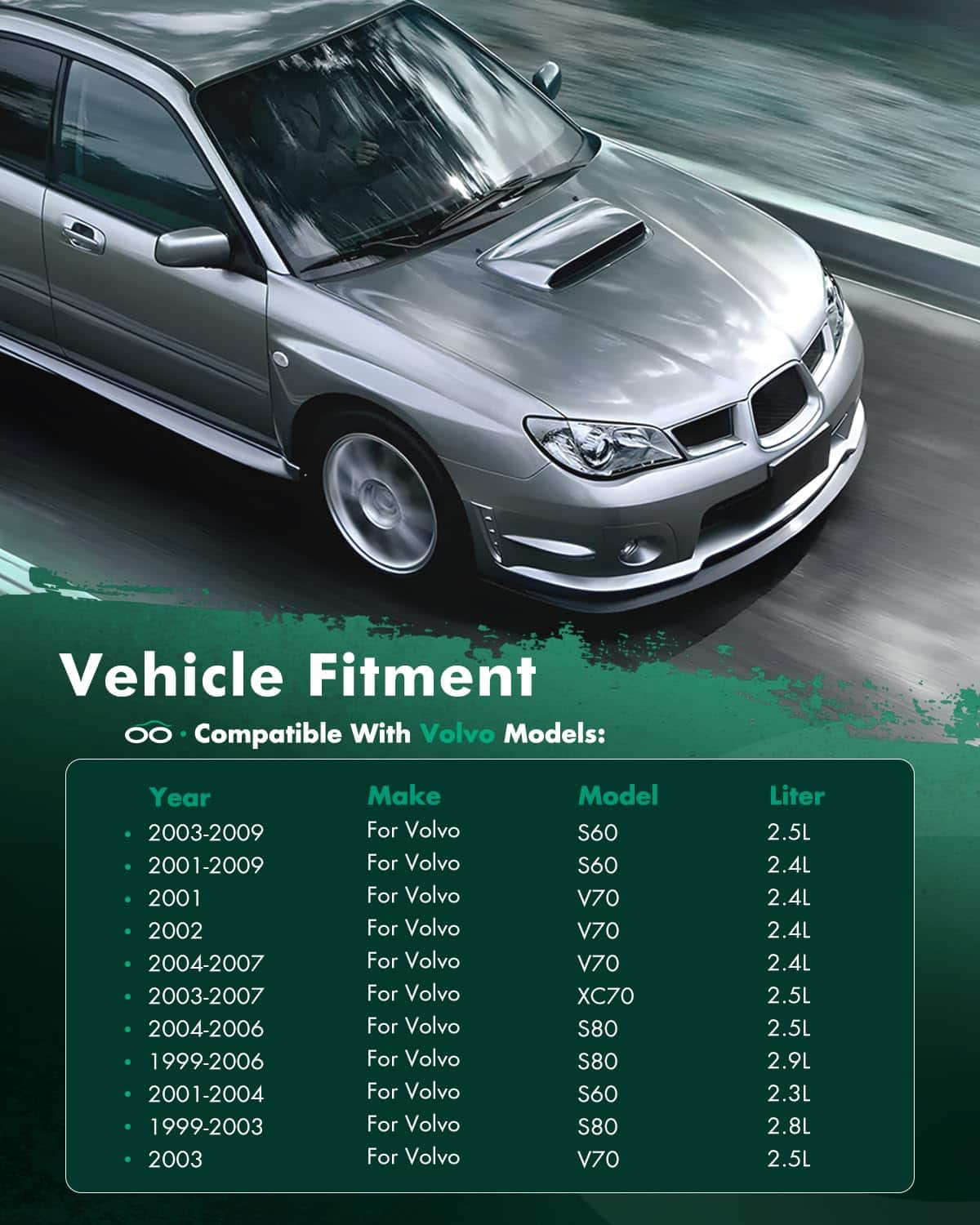 Radiator para Volvo S60 2001-2009 S80 1999-2006 V70 2003 - Imagen 4