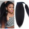 Extensión de Cola de Caballo Kinky Yaki Straight Natural