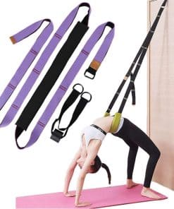 Correa de estiramiento de yoga para fitness, correa de