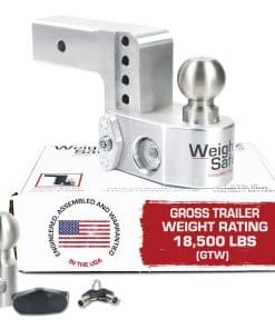 Weigh Safe Adjustable Trailer Hitch Ball -0 lbs GTW