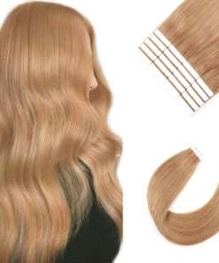 Extensiones de Cabello Remy Human Tape in Strawberry Blonde