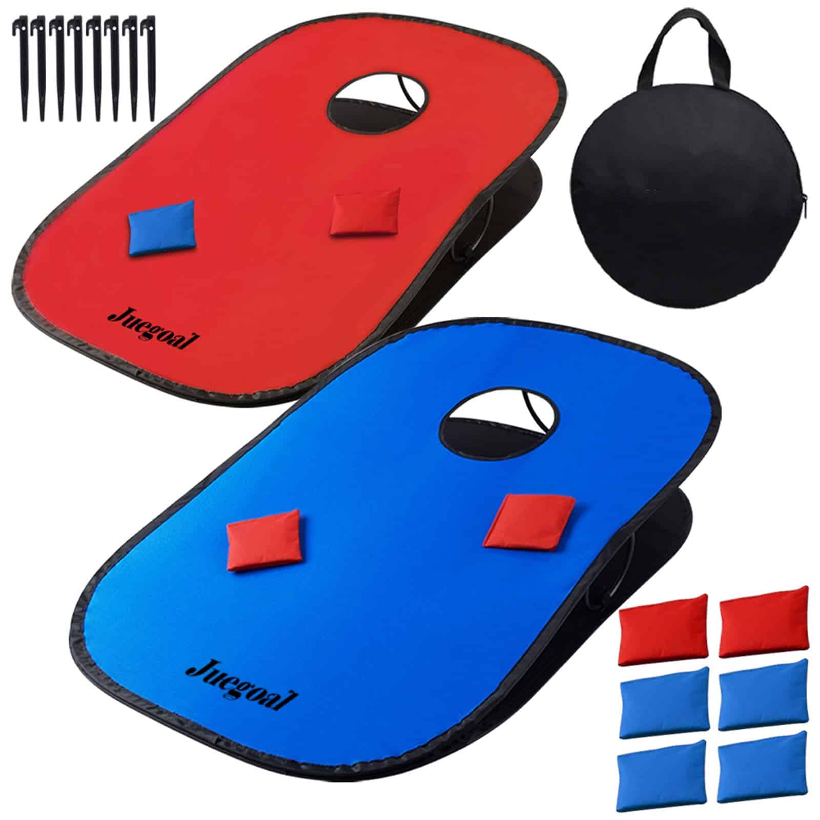 Juegoal Juego de Cornhole Plegable Portátil de 3x2 pies con