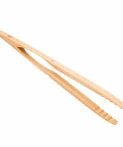 Pinzas de parrilla de madera de haya aceitada Redecker,