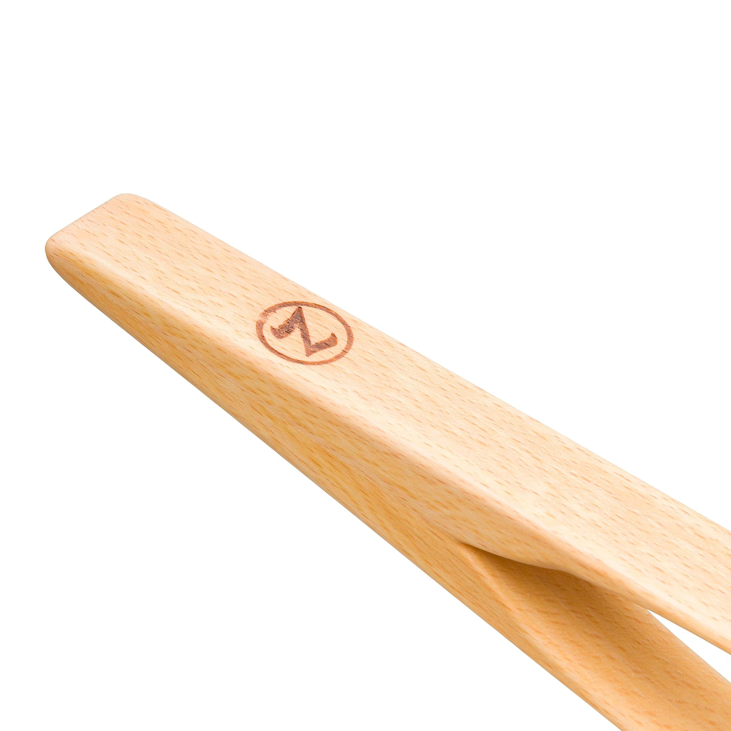 Pinzas de parrilla de madera de haya aceitada Redecker, - Imagen 3