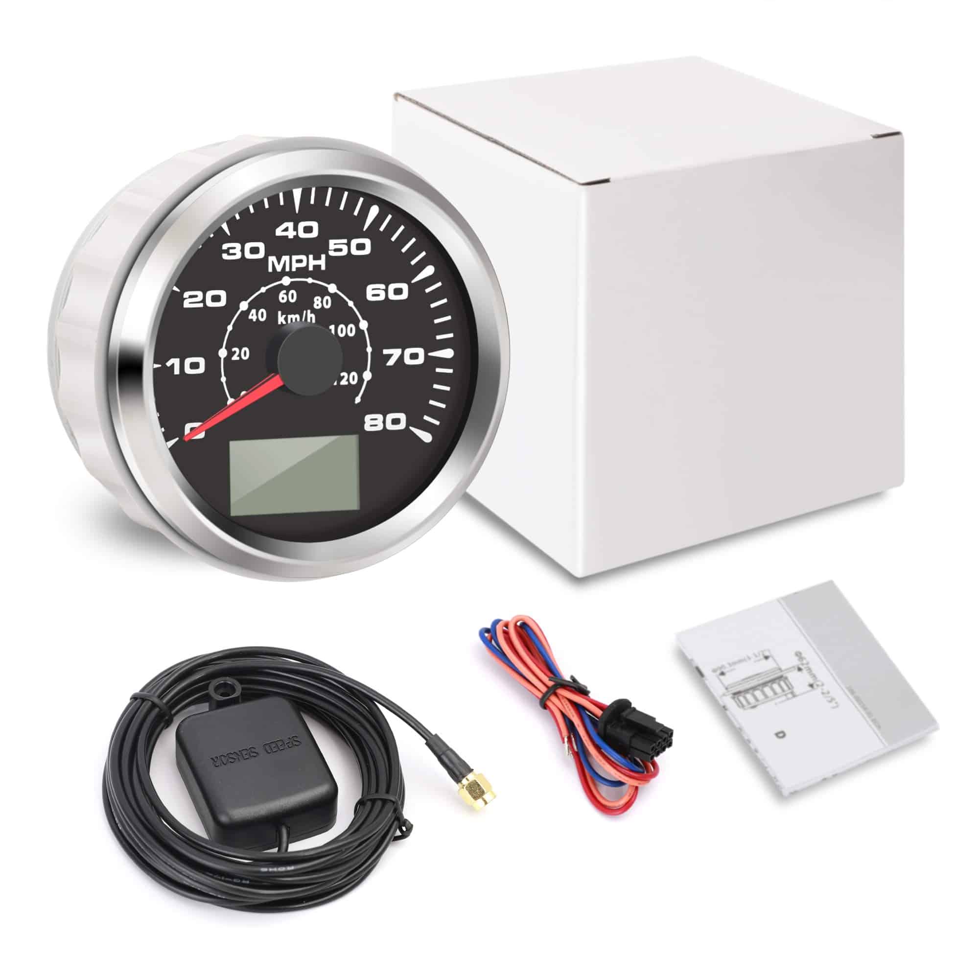 BLUERICE 7 Velocímetro GPS Universal con Luz de Fondo - Imagen 7