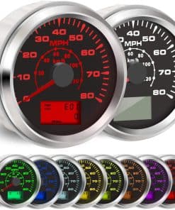 BLUERICE 7 Velocímetro GPS Universal con Luz de Fondo
