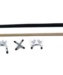 Palanca de puente de billar TGA Sports con cabeza de puente