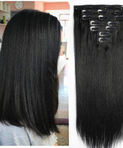 Extensiones de Cabello Humano Clip en 14" Set Completo 110g