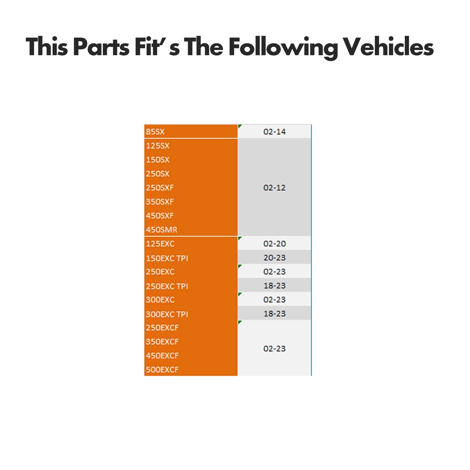 Bloques de Eje de Ajuste de Cadena SCAR Compatible con KTM - Imagen 7