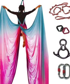 Equipo de Telas Aéreas Premium Dasking - Kit -Multicolor-G