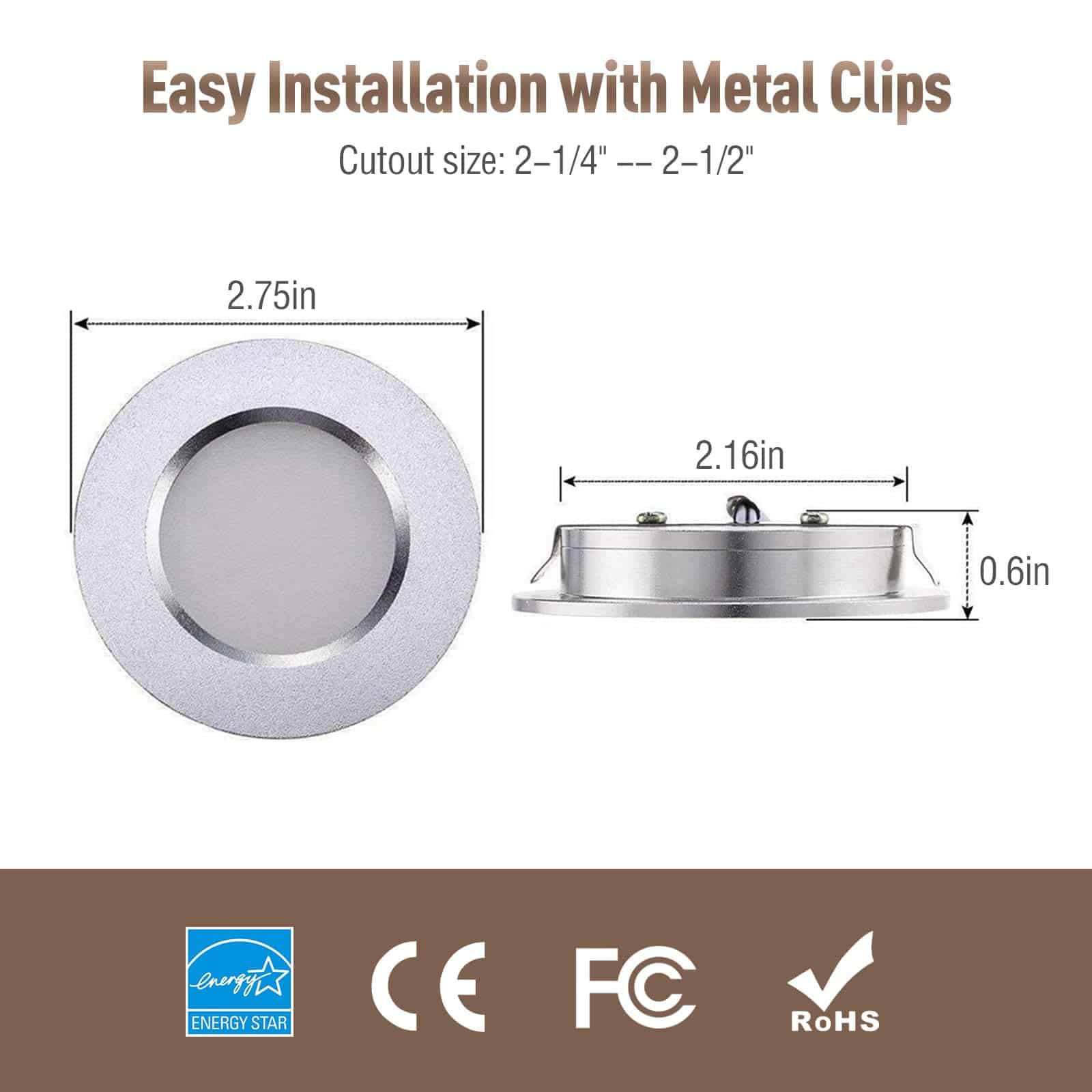 ALOVECO Luces LED RV, Luces LED 12V Regulables Luces - Imagen 7