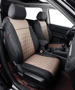 Fundas de Asiento EKR Custom Fit para Honda -Negro/Tan