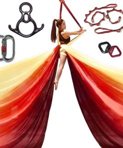 Equipo Premium de Telas Aéreas Dasking - Kit -Multicolor-C
