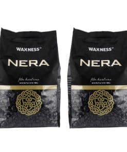 Cera Dura Sin Rosina Waxness Nera 1 kg - Paquete de 2