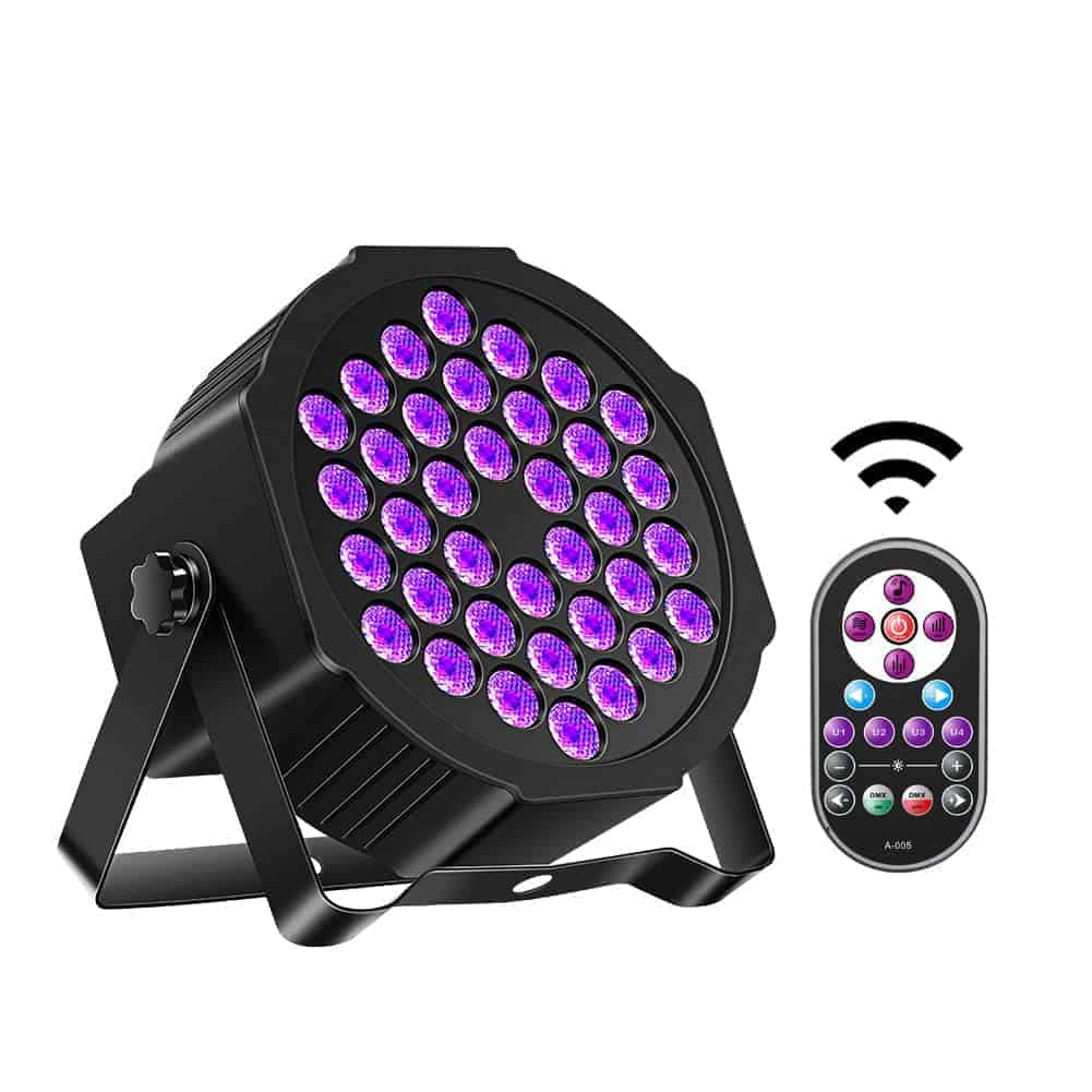 36 Luces Negras LED, U`King 72W Luces UV Negras con Control