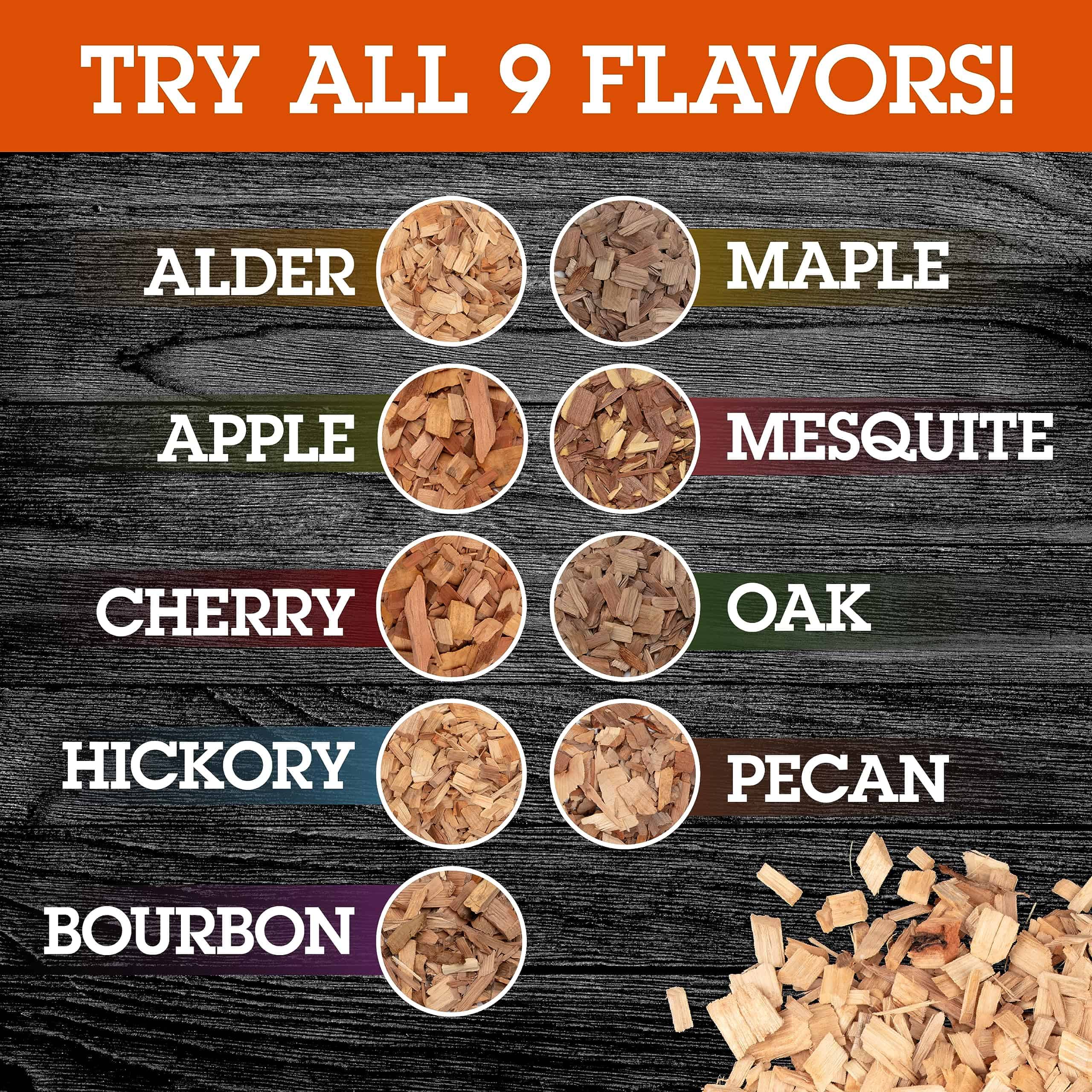 Chips de Madera de Aliso Natural de Camerons para Ahumador - Imagen 3