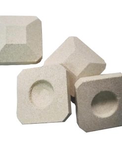 Briquetas de cerámica reutilizables para parrilla de gas,