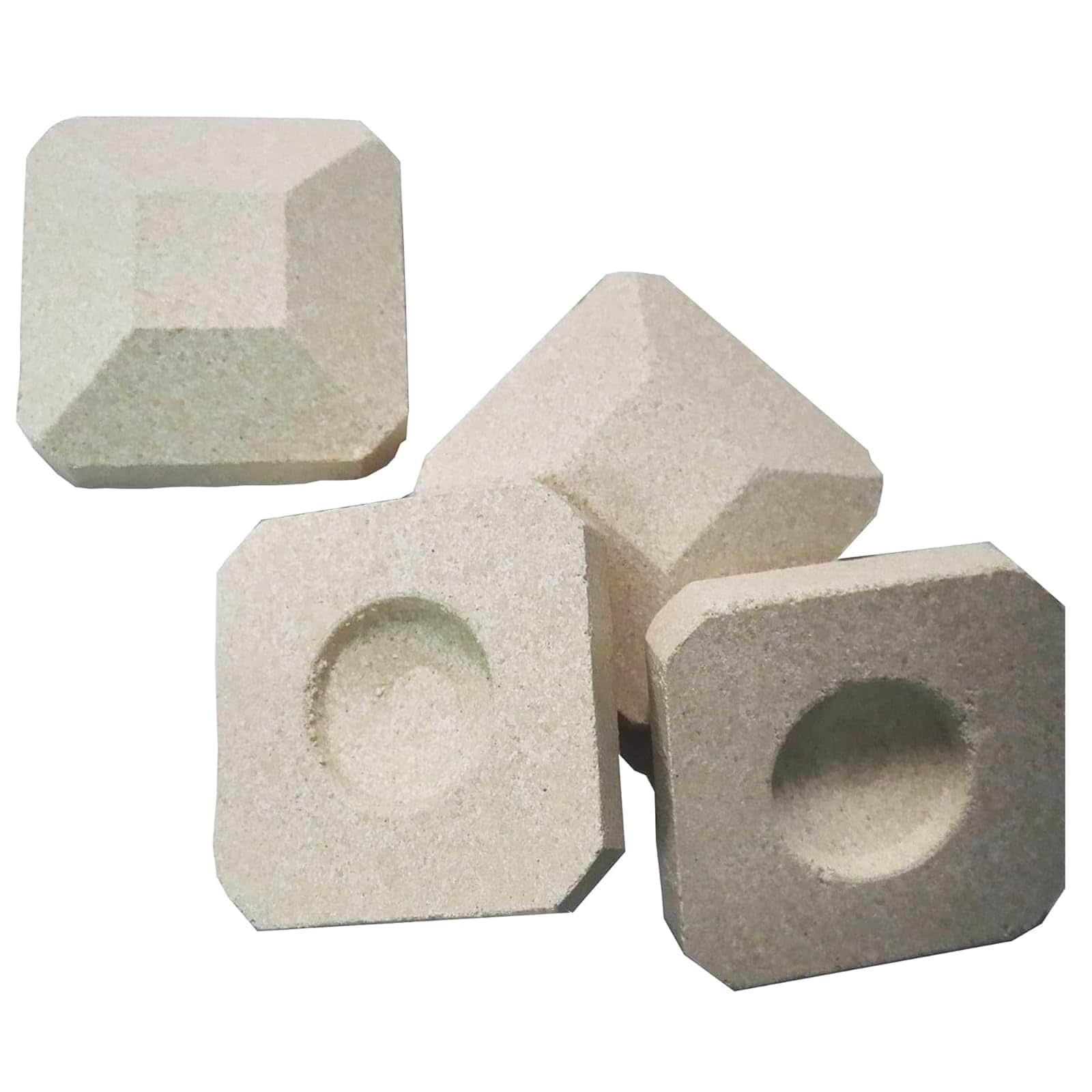 Briquetas de cerámica reutilizables para parrilla de gas,