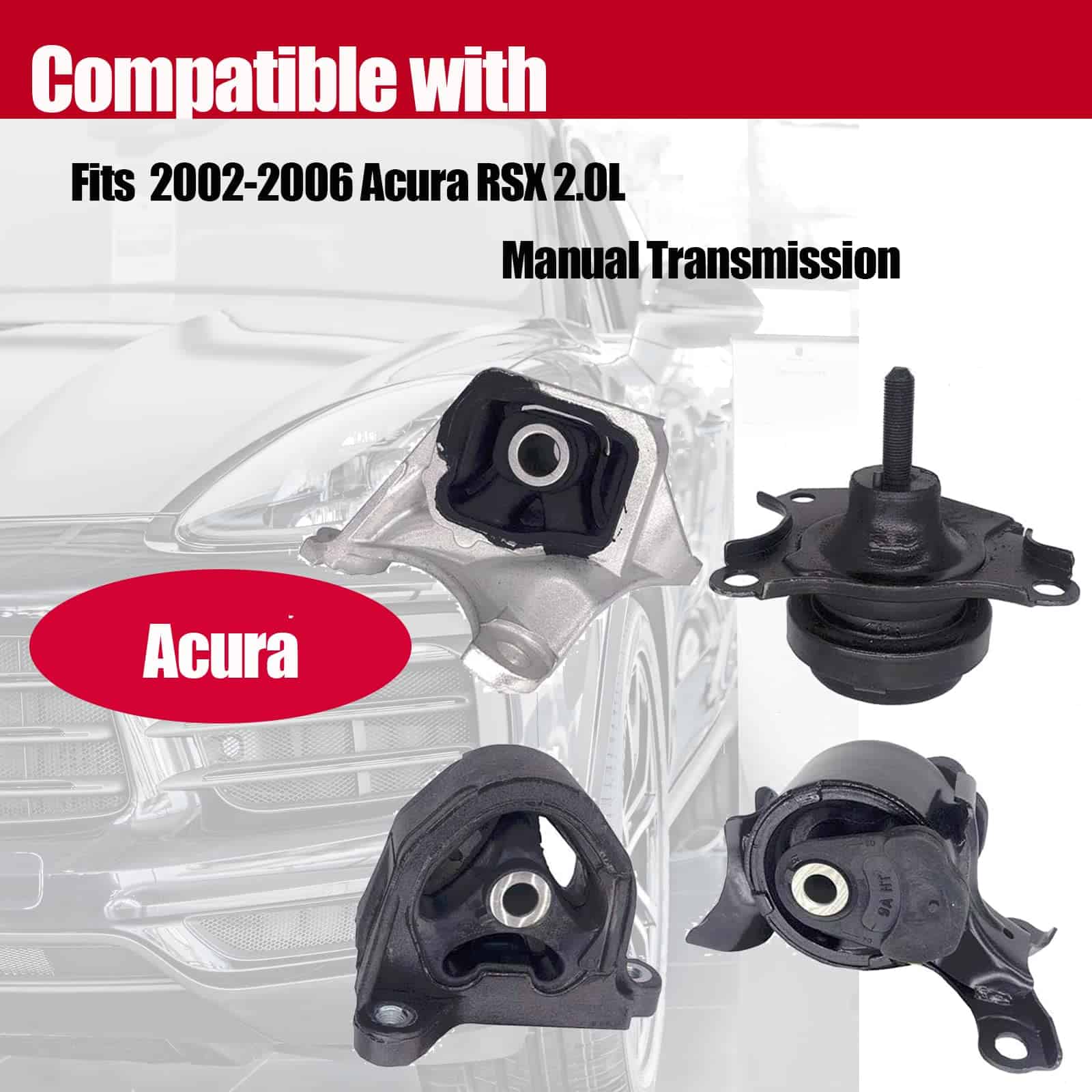 Soporte de Motor y Transmisión Compatible con Acura RSX - Imagen 3