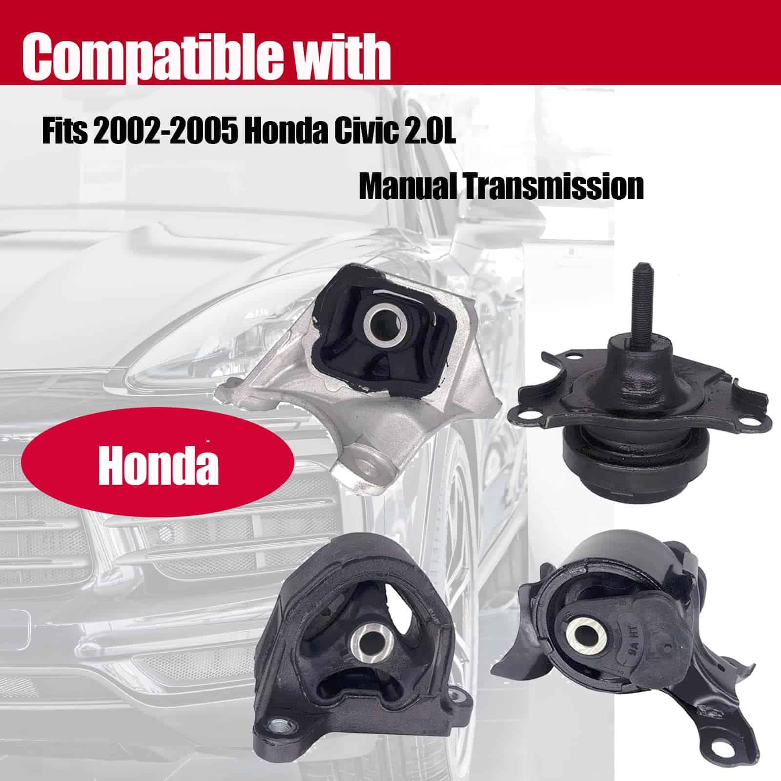 Soporte de Motor y Transmisión Compatible con Acura RSX - Imagen 4