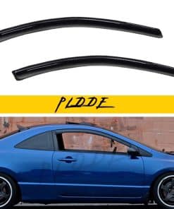 Juego de 2 deflectores de sol/lluvia para ventanas