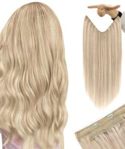 Extensiones de Cabello con Cable Invisible de Cabello