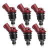 6 Piezas Nuevos Inyectores de Combustible 1660096E01 para