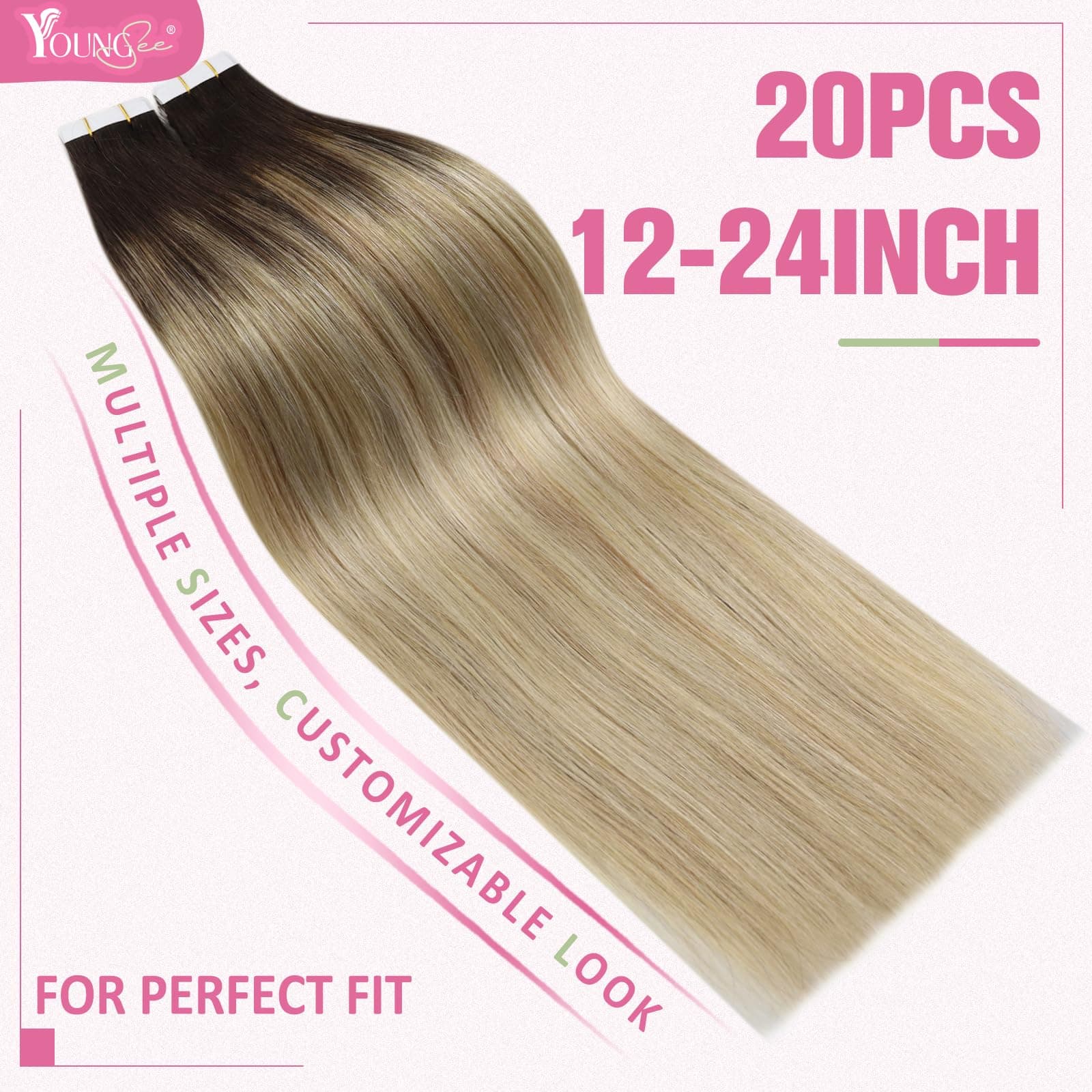 Extensiones de Cabello en Cinta YoungSee Cabello Humano - Imagen 4