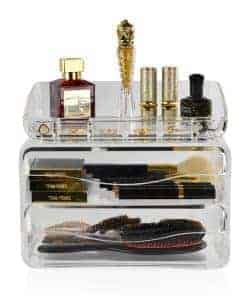 Organizador de acrílico de 2 cajones ARAD para suministros