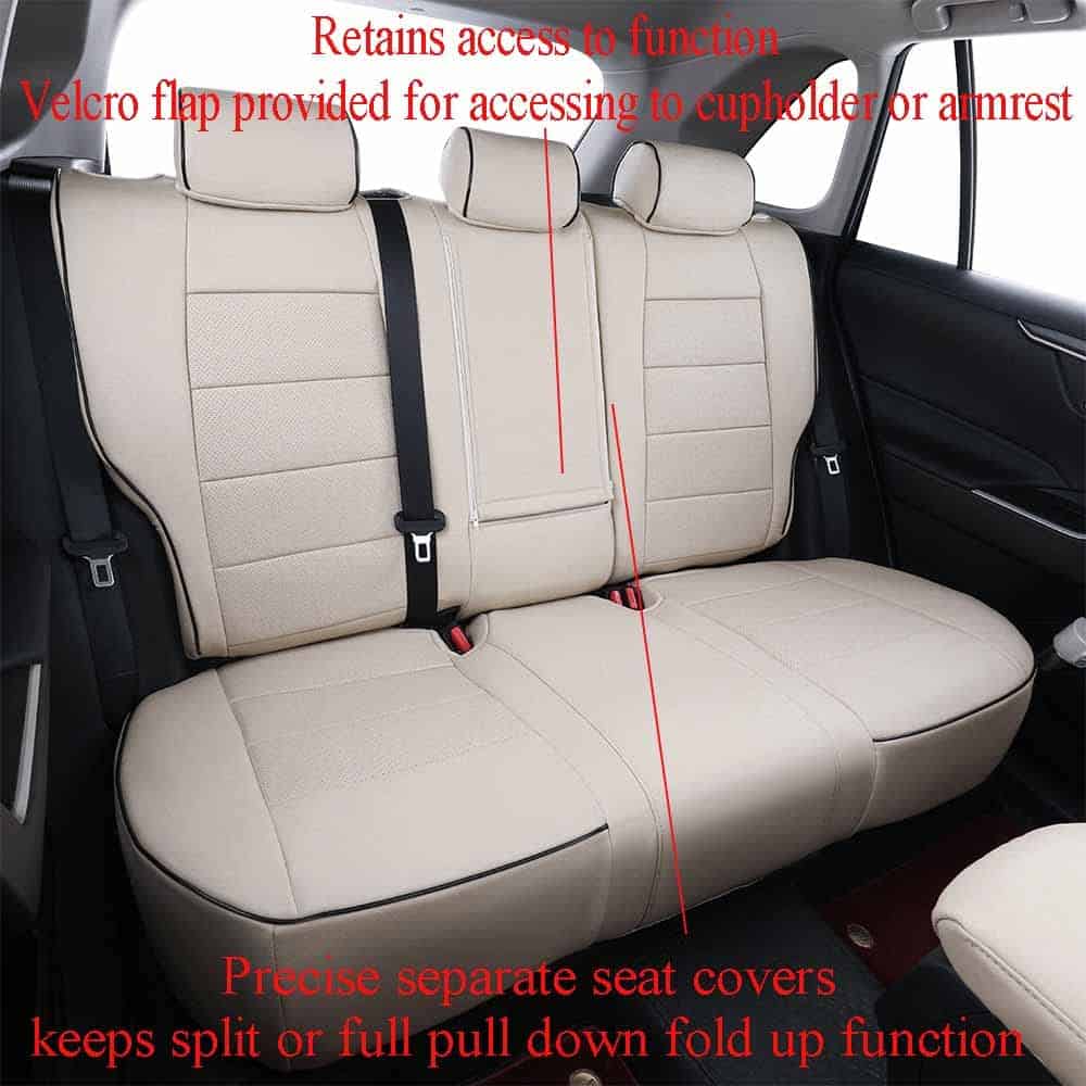 Fundas de asiento para automóvil EKR Custom Fit RAV4 para - Imagen 6