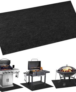 Tirifer Under Grill Mat, BBQ Grill Splatter Mat,