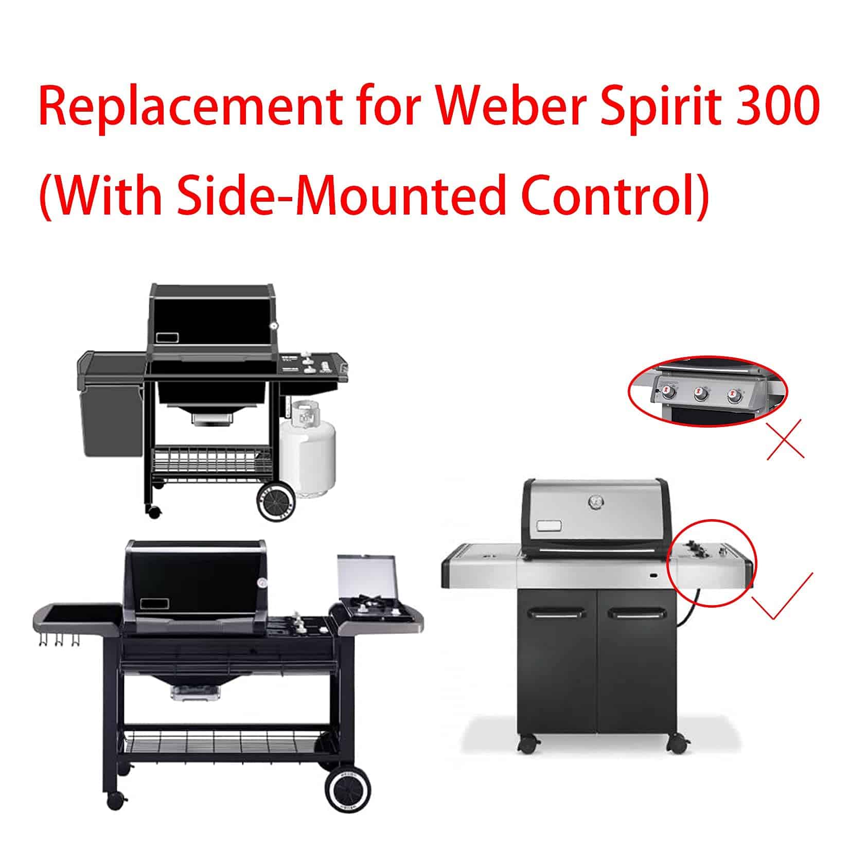 Repuesto para barra saborizante GasSaf 22.5" para Weber - Imagen 8