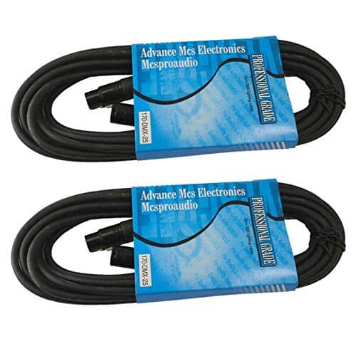 Cable de Iluminación DMX MCSPROAUDIO de 110 ohmios 3 Pines
