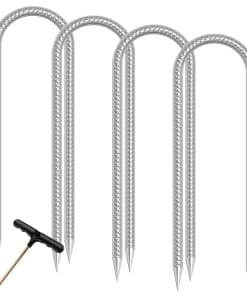 Estacas para Trampolines de Hierro Galvanizado de Punta