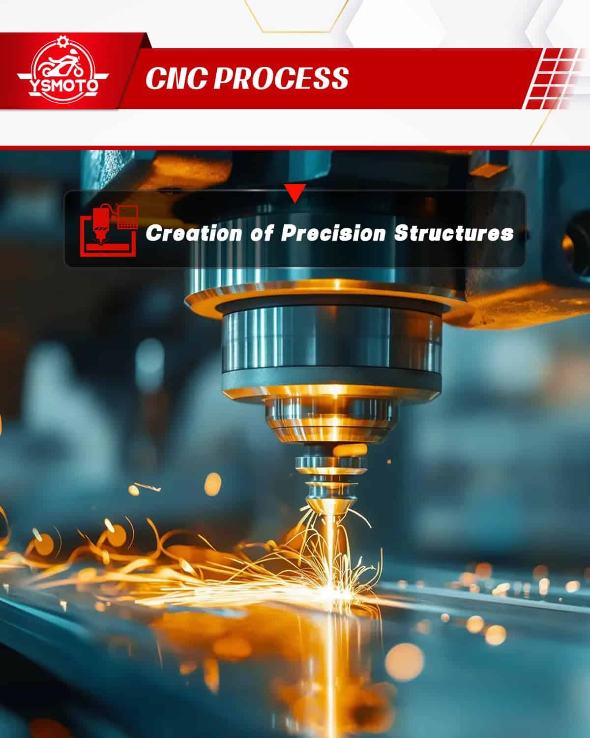 Pedicura de motocicleta YSMOTO para CRF150F 2003-2019, - Imagen 5