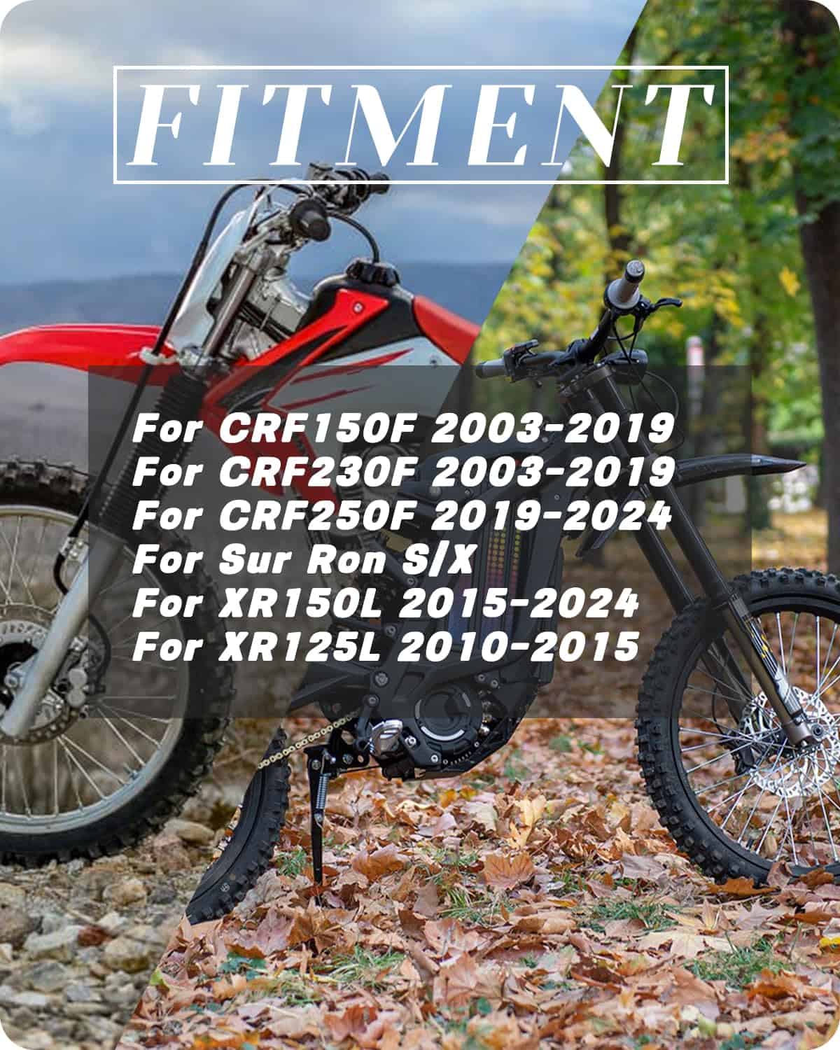 Pedicura de motocicleta YSMOTO para CRF150F 2003-2019, - Imagen 3