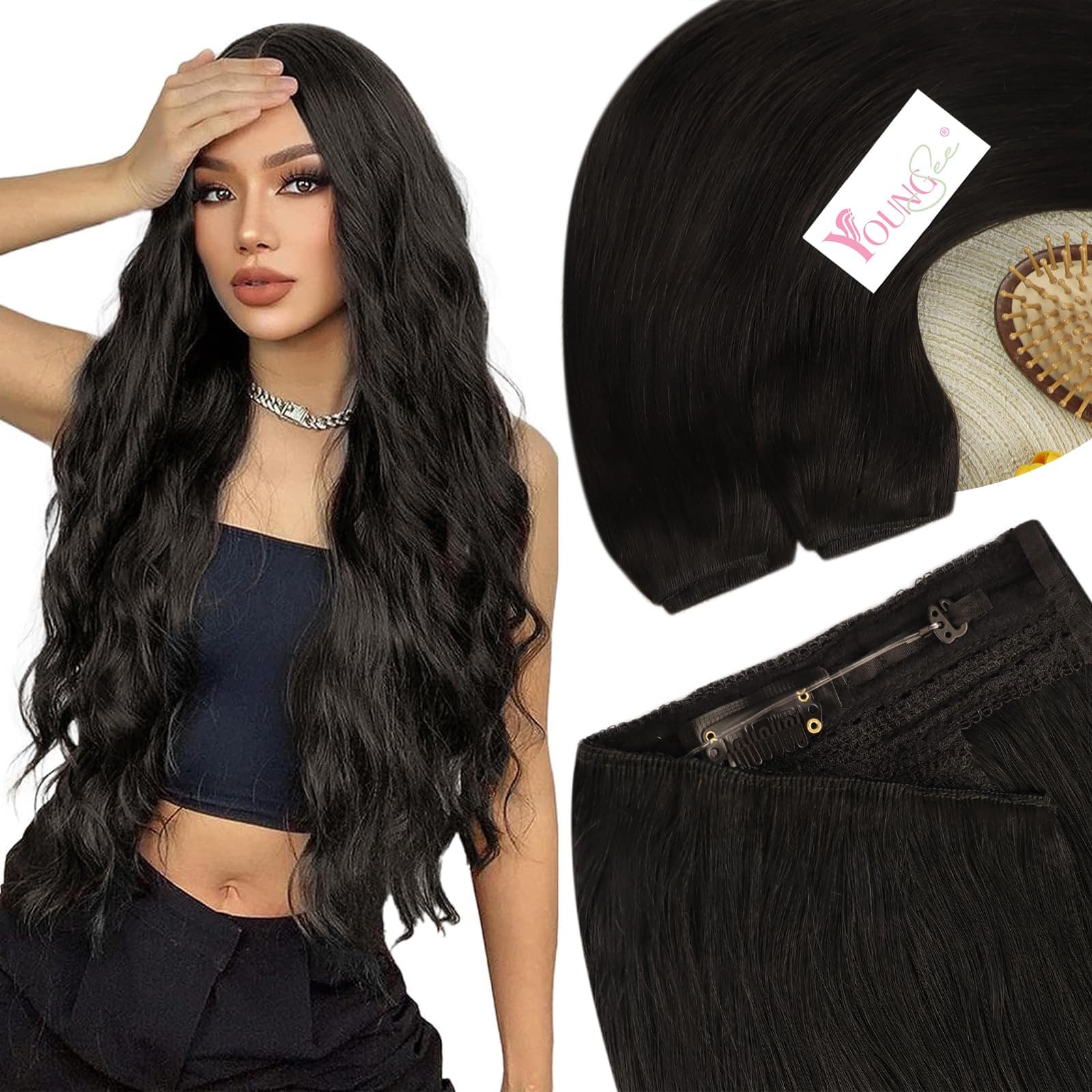 Extensiones de Cabello Wire Brown de YoungSee Extensiones