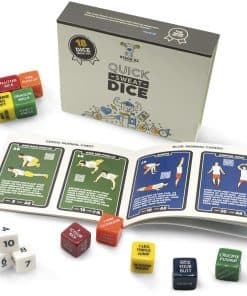 Stack 52 Quick Sweat Fitness Dice. Juego de Ejercicios de