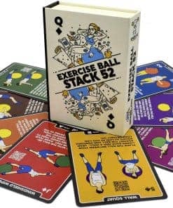 Baraja de Ejercicios con Pelota de Ejercicios Stack 52.