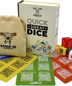 Stack 52 Quick Sweat Fitness Dice. Juego de ejercicios con