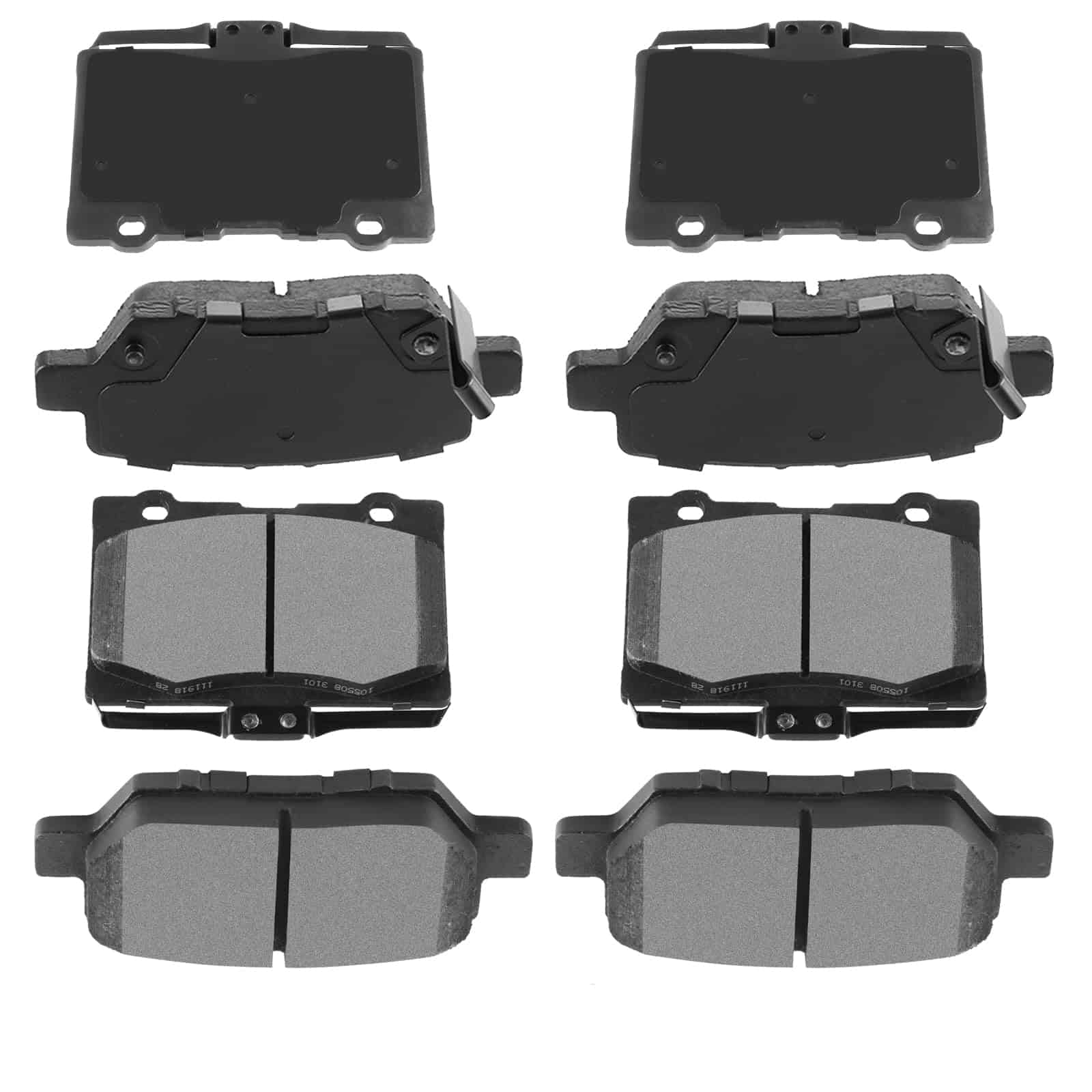 AUTOMUTO 8pcs D1091 & D1090 Pastillas de Freno Delanteras +