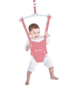 Saltador y balancín para puertas para bebé con abrazadera