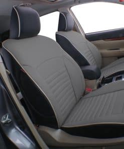 Fundas de asiento personalizadas EKR para -Negro/Gris