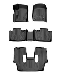 Juego de tapetes SMARTLINER a medida, color negro,